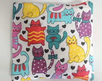 Cats Boo Boo bag. Washable cover. Cold Pack. Heat Pack. Sore Knee compress. Hot or cold pack. injury relief aid.
