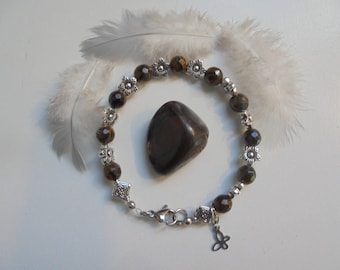 Natural stone Tiger eye bracelet