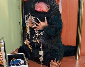 Niffler, fantastic beasts niffler, stuffed niffler, niffler plush