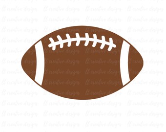 Football SVG, Football Silhouette, Football PNG, Football Cut Files, Svg Files, Cricut Files, Silhouette Files