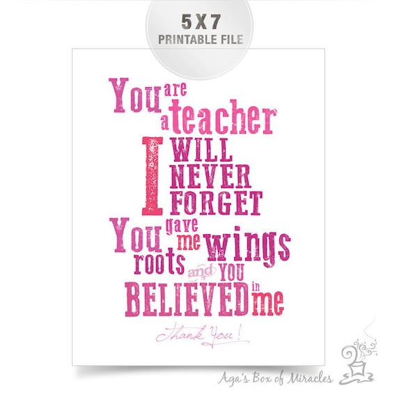 5x7 pink teacher appreciation printable jpeg thank you