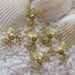 Vintage Style Filigree Raw Brass Bead Caps - 12mm - 12 pcs