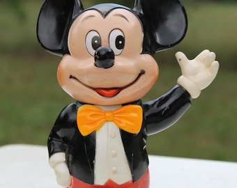 Vintage Mickey Mouse Coin Bank