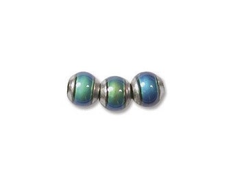 Mood Mirage Color Changing Beads 6mm 41243 (20), Large Hole Beads, Mirage Beads, Mood Beads, Temperature Sensitive Beads, Round Beads