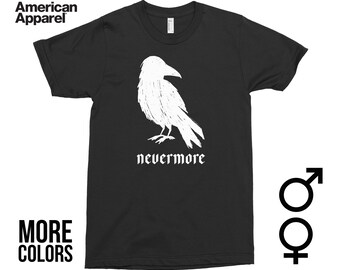 NEVERMORE, The Raven, Edgar Allan Poe Shirt