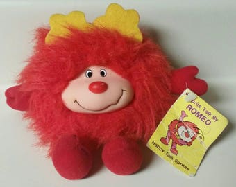 Rainbow Brite "Romeo"/Red Happy Talk Sprite/Vintage 1983 Taco Bell Promo Plush Toy