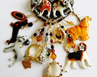 OTT New Never Worn Lunch At The Ritz High Society Brooch/ Pendant