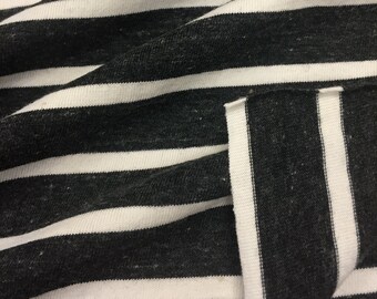 Tri-Blend Striped Jersey Knit Fabric - 2016S1
