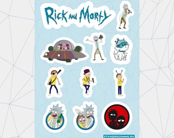 Sticker pack "Rick and Morty"