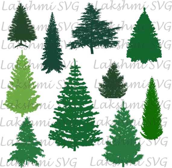 Download Christmas tree Svg pine tree svg Cut Files Tree silhouettes