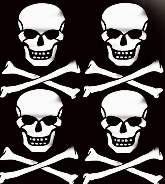 Skull And Crossbones Stencil Printable