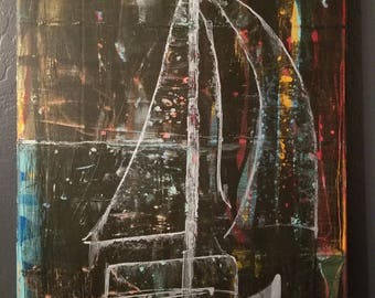 Acrylic paint on canvas
