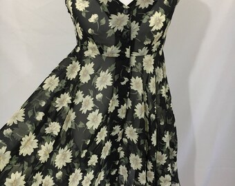 90's Contempo Casuals Babydoll Dress with Tag Still On!