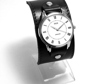 PrideAndBright Retromatic wide cuff fashion quartz watches japan movt and vintage style design | Unusual vintage style cuff watches quartz