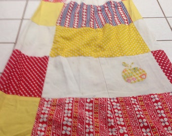 Vintage Hippie Patchwork Skirt