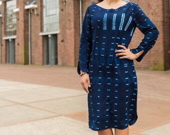 Dress Indigo Multi Fly