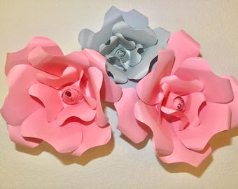 Handmade giant paper flowers- Roses