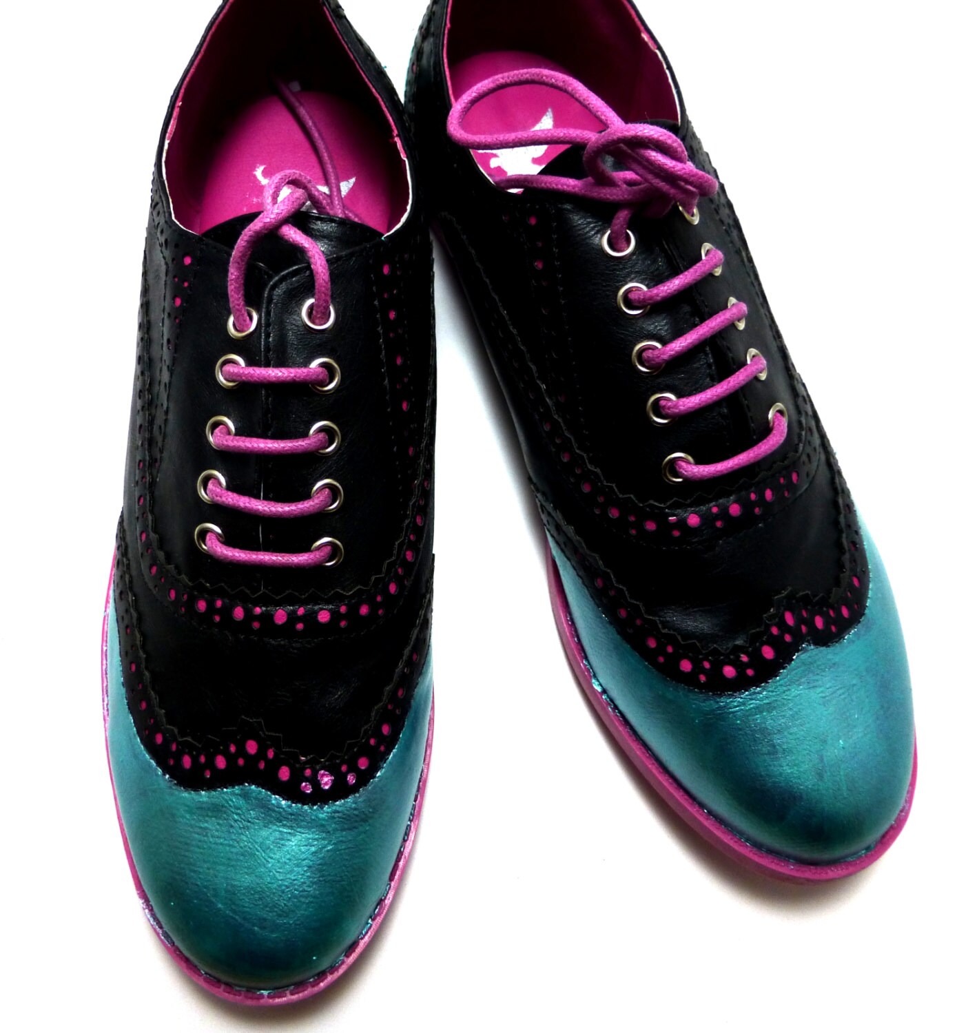 black turquoise shoes