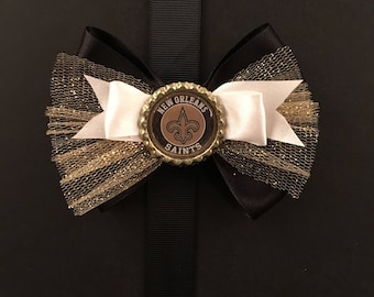 New Orleans Saints Football Bow