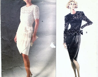 Vogue 2492 Pattern Sewing Supply Misses Dress and Top