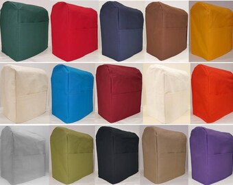 Canvas KitchenAid Stand Mixer Cover w/2 Pockets (15 Colors Available)
