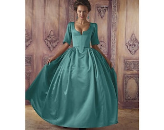 Simplicity Sewing Pattern 8411 1800's Gown Dress-Costume Dress Size 6-14