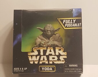 Star Wars 5 inches Yoda Fully Poseable Action Figure Kenner 1997