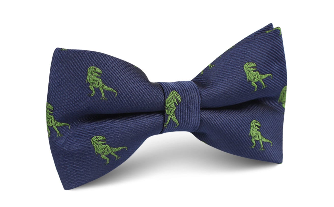 Men's Green TRex Dinosaur Bow Tie M225BT Bowtie