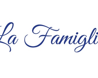 La Famiglia - Decalcomanie da muro di famiglia