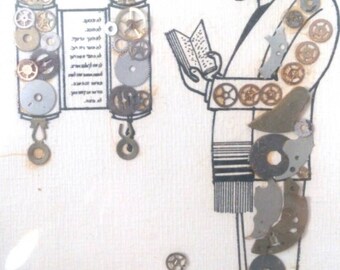 Coastal Vintage: Time for Shalom - Original L.Kersh of London Horological Artwork