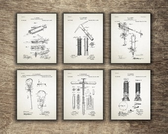Mining Wall Decor, Mining Set of 6 Prints, Mining Poster, Mining Printable, Gift for Miner, Mining Group of 6 Patents - INSTANT DOWNLOAD -