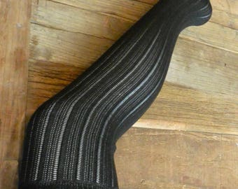 Basic stripe Cotton-Blend Knitted Over the Knee socks 3 colors Boots socks