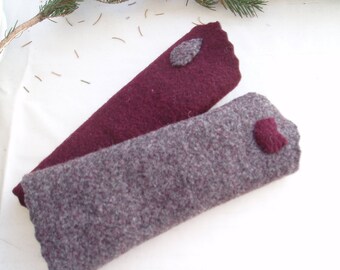 Warmers double Face Bordeaux-Brown (168)