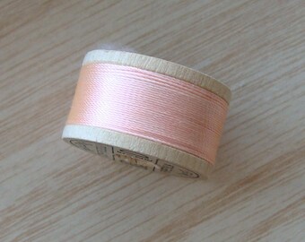 Vintage Pure Silk Buttonhole Twist Thread Spool 10 yards Size D Shade 2030