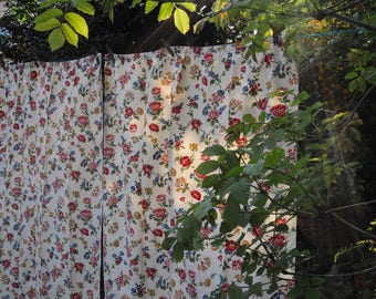 40/50s Vintage Floral Curtains