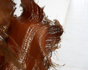 Palm fiber sheets, natural dried botanical for collage, sculpture...Anything you can imagine...