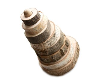 Eco Friendly stacking Toy from natural wood. Wooden blocks. Wooden toy for kids.