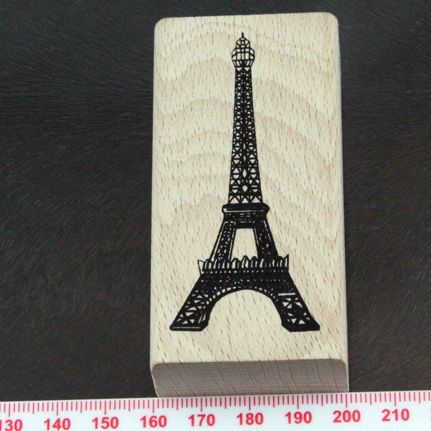 Paris France Eiffel Tower Rubber Stamp