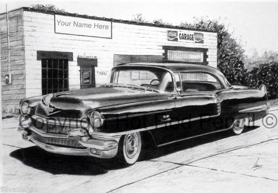 1956 Cadillac Coupe DeVille Fleetwood Customized Pencil