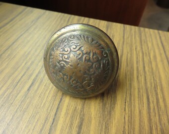 Antique Vintage Ornate Victorian Door Knob Salvage
