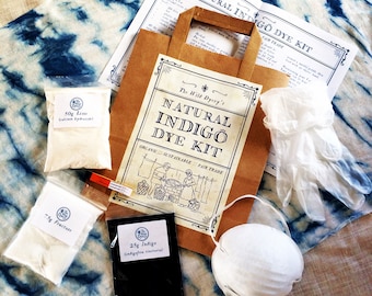 Natural Indigo Shibori Dye Kit from The Wild Dyery