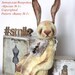 PDF Pattern "Rabbit No. 1" 30 cm. Artist Pattern-Pdf-stuffed animals-soft toy-Rabbit pattern-pattern rabbit