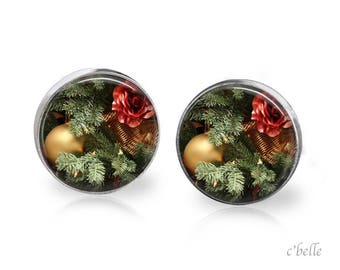 Earrings Christmastree Christmas-1