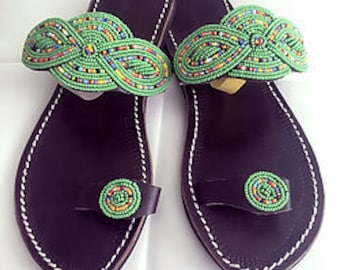 sandal leather genuine kenya