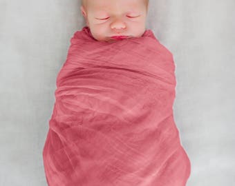Muslin Swaddle Blanket 100% Cotton