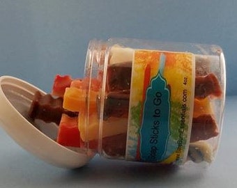 Soap Sticks to Go ,Artisan soap, Organic Soap, All Natural Soap, Handmade Soap, Unscented Soap, Cold Process Soap, Vegan Soap, bar soap