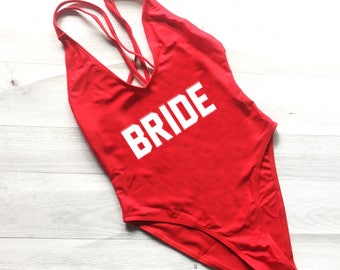 Bride Swimsuit. Bridesmaid Swim suit. High Waist Cut Swimsuit. Bride Bathing Suit. Bride Swim. Honeymoon Swim. One Piece Swimsuit.