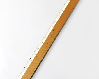 REDUCED Vintage Faber Castell 18" Wooden Ruler - Made in Germany