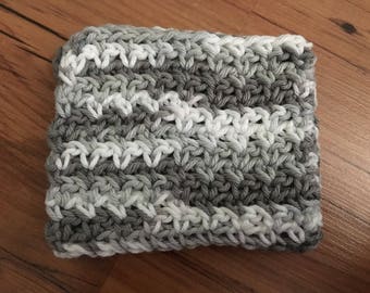 ONE crochet 100% cotton dishcloth/washcloth(012)