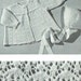 Fine lacy baby matinee coat vintage baby knitting pattern PDF instant download
